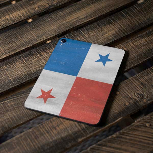 Panama Flag Distressed Apple iPad Pro Skin